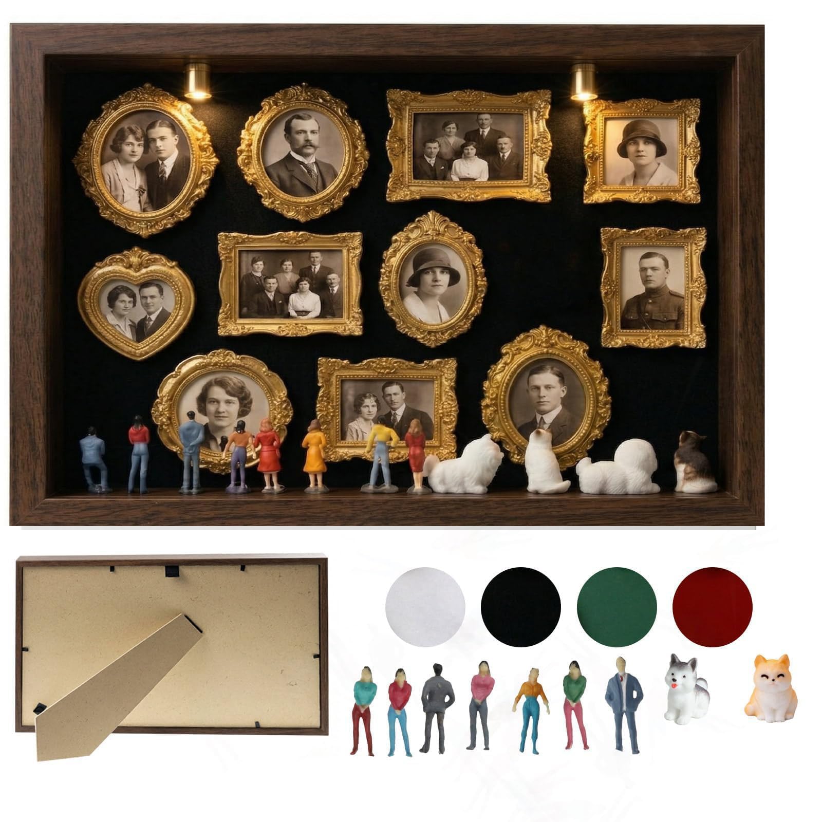 Amazon.com - Mini Museum Kit with LED Lights | DIY Holiday Mini